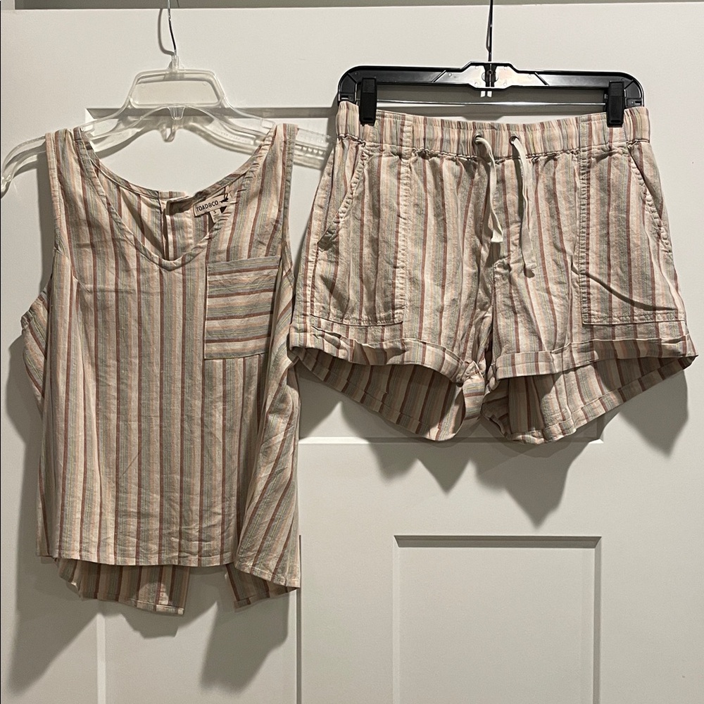 Toad & Co linen and hemp blend set